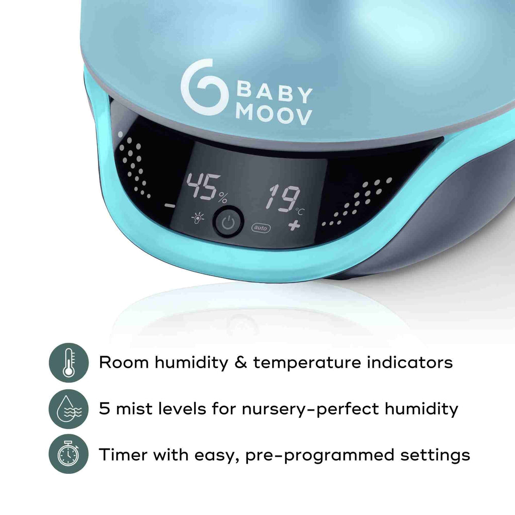 Humidificador Hygro Plus Humidificador, difusor y luz nocturna para bebés 3 en 1