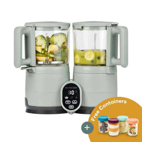 Preparador de alimentos para bebés Duo Meal Glass Pro
