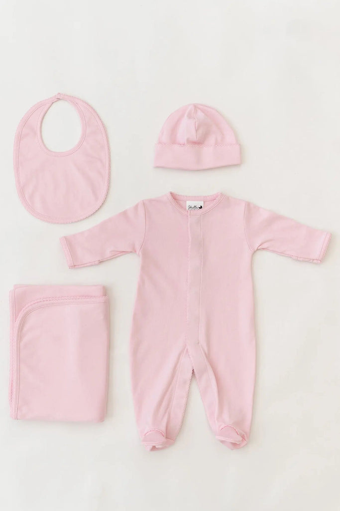 Conjunto para recién nacido de algodón Pima Premium de Stroller Society