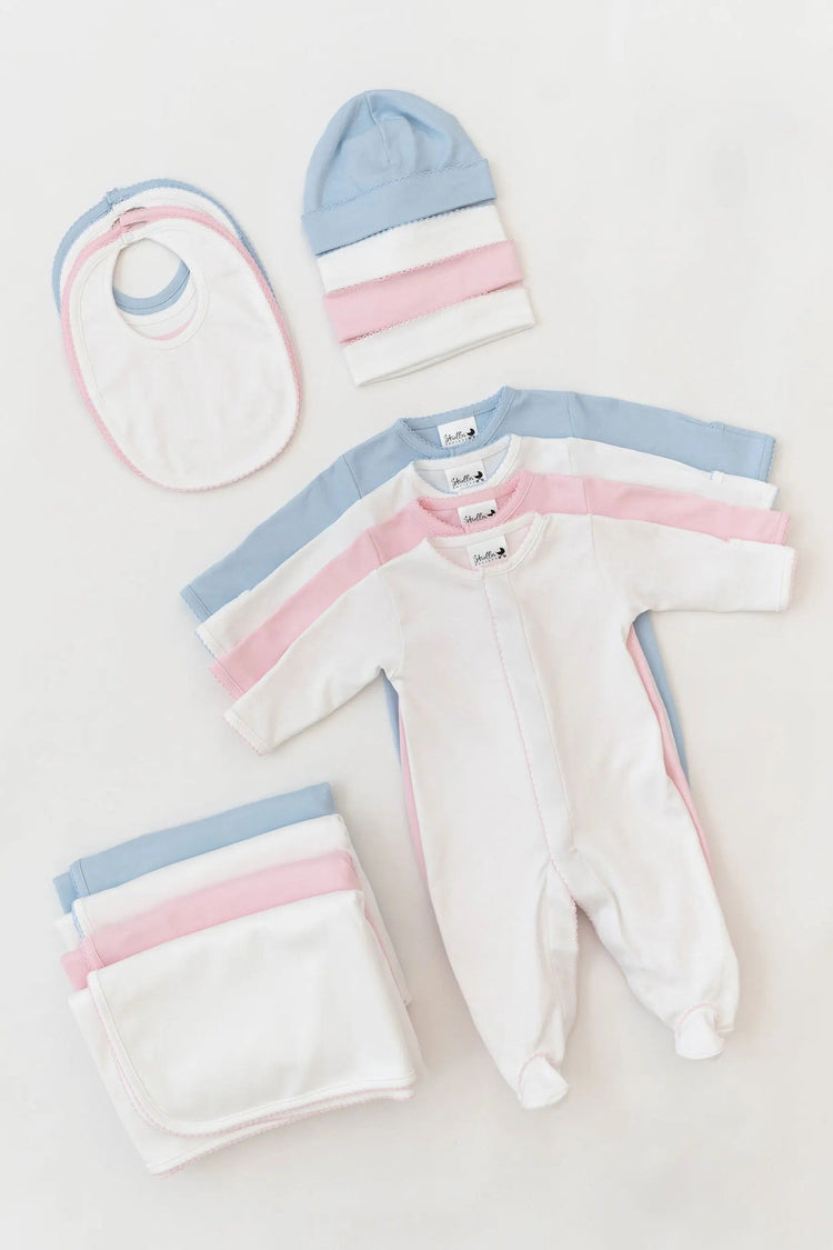 Conjunto para recién nacido de algodón Pima Premium de Stroller Society