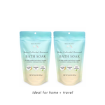 Baño de avena coloidal para bebés