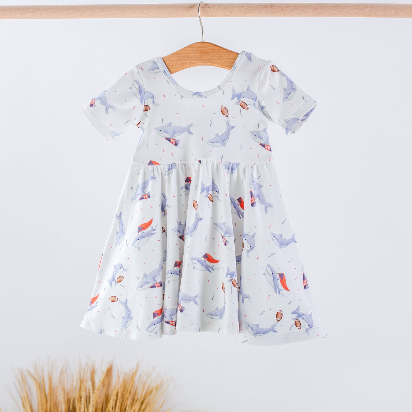 MVP: Vestido con volantes de algodón orgánico de Ole Miss