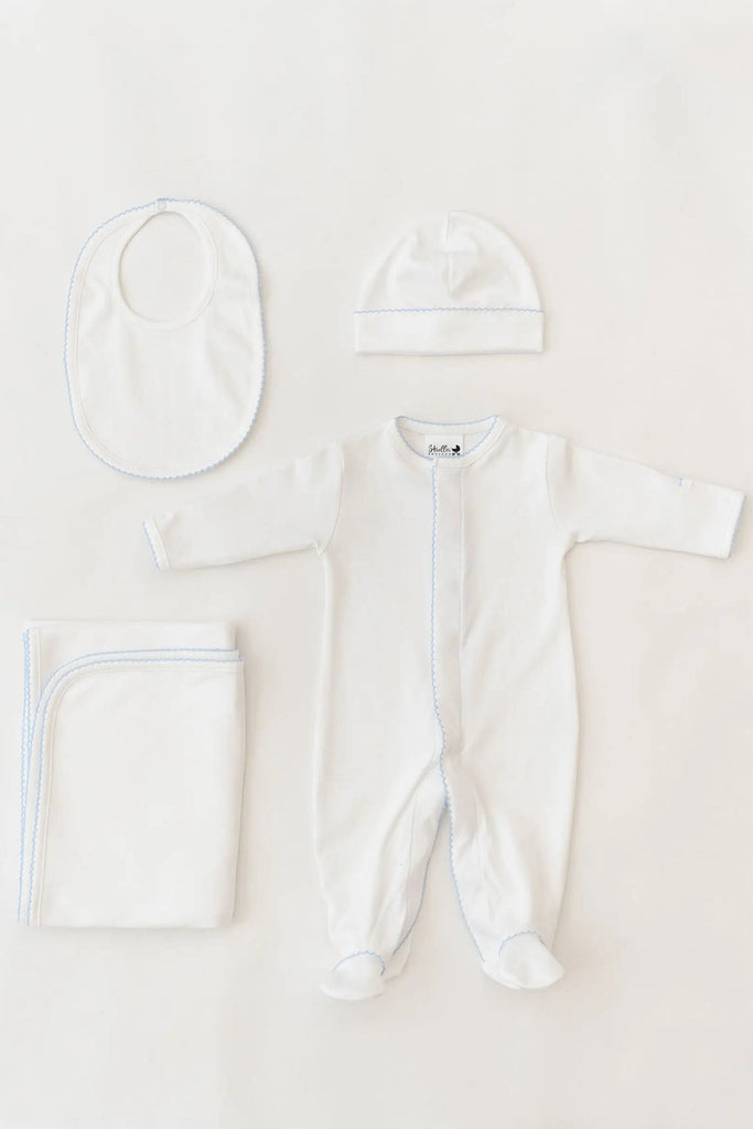 Conjunto para recién nacido de algodón Pima Premium de Stroller Society