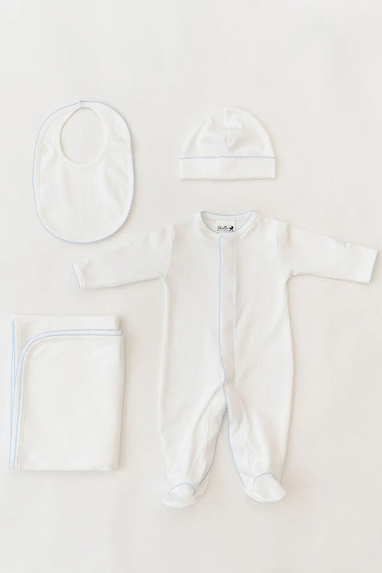 Conjunto para recién nacido de algodón Pima Premium de Stroller Society