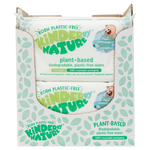 Toallitas húmedas para bebés Kinder by Nature 100 % biodegradables de origen vegetal - 672 unidades (12 paquetes de 56 toallitas)