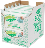 Toallitas húmedas para bebés Kinder by Nature 100 % biodegradables de origen vegetal - 672 unidades (12 paquetes de 56 toallitas)