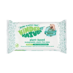 Toallitas húmedas para bebés Kinder by Nature 100 % biodegradables de origen vegetal - 672 unidades (12 paquetes de 56 toallitas)