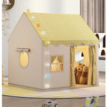 Tienda de juegos infantil con forma de castillo de princesa, plegable para interiores.