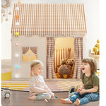 Tienda de juegos infantil con forma de castillo de princesa, plegable para interiores.