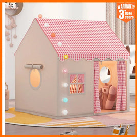 Tienda de juegos infantil con forma de castillo de princesa, plegable para interiores.