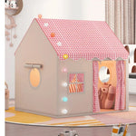 Tienda de juegos infantil con forma de castillo de princesa, plegable para interiores.