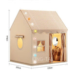 Tienda de juegos infantil con forma de castillo de princesa, plegable para interiores.