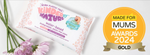 Toallitas húmedas para bebés Kinder by Nature 100 % biodegradables a base de agua - 672 unidades (12 paquetes de 56 toallitas)