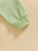 Conjunto de 2 piezas para bebé niño pequeño, traje de cumpleaños para niño, jersey de manga larga con bordado de globo y letras, cuello redondo, pantalones de chándal lisos con cintura elástica