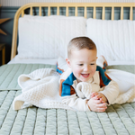MANTAS DE PUNTO DE GOFRE PARA NIÑOS PEQUEÑOS