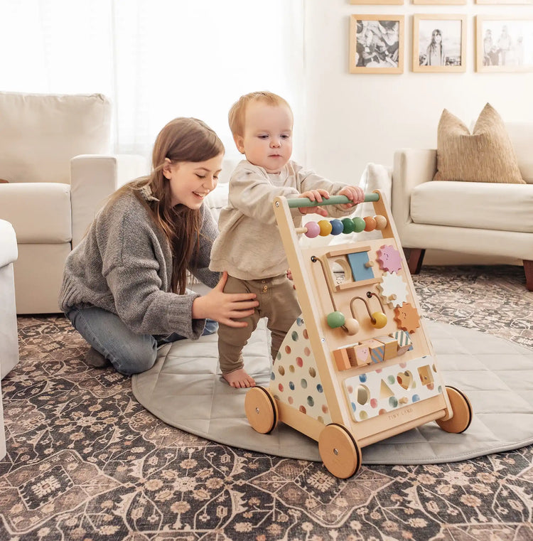 Andador de madera natural versátil Tiny Land®