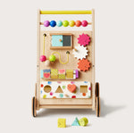 Andador de actividades de madera natural premium Tiny Land®