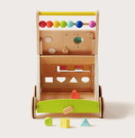 Andador de actividades de madera natural premium Tiny Land®