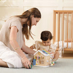 Cubo de actividades Tiny Land® Cottage - Morandi