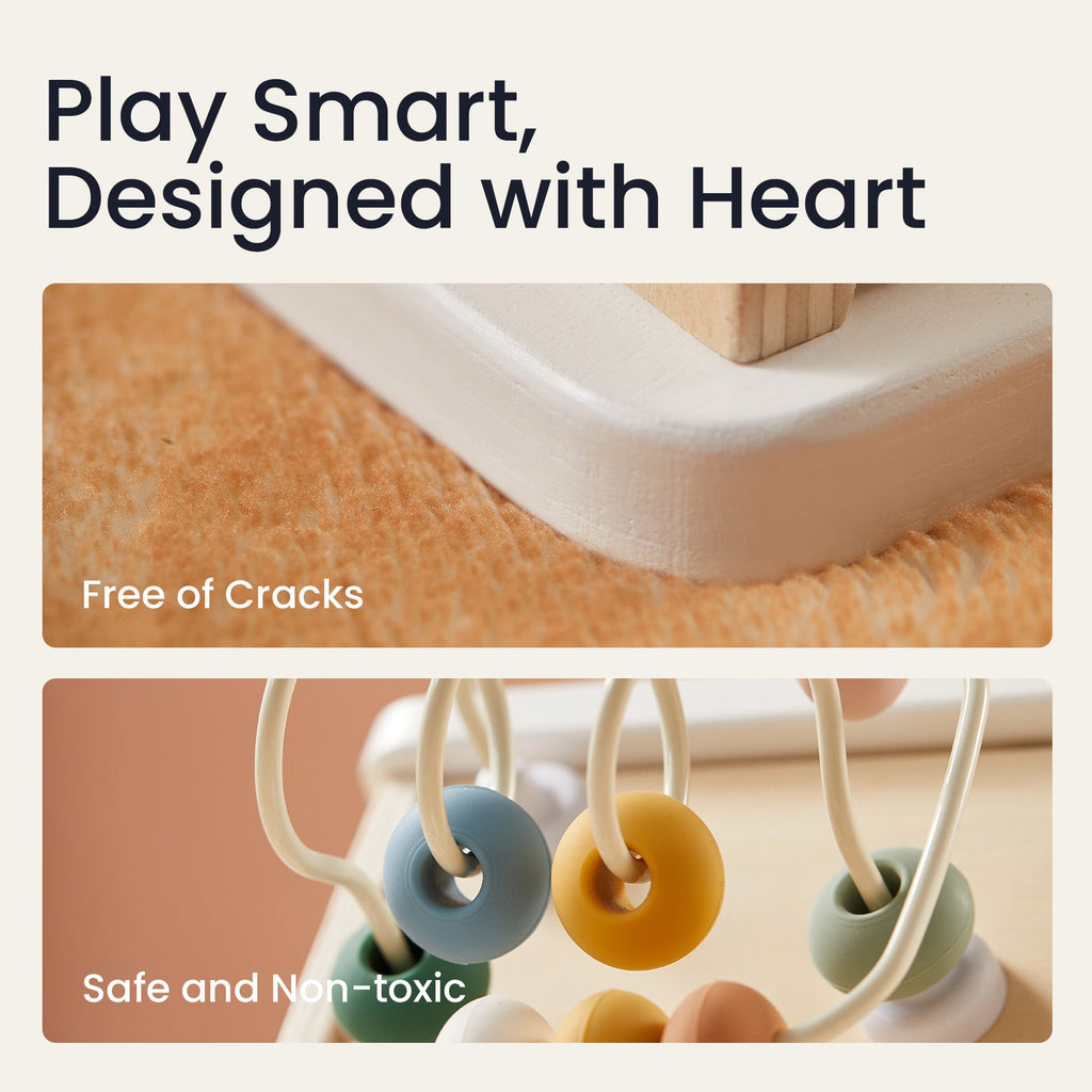 Cubo de actividades Tiny Land® Cottage - Morandi