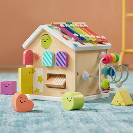 Cubo de actividades Tiny Land® Cottage - Arcoíris