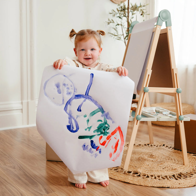 Caballete Tiny Land® Magnitales para niños - Verde