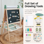 Caballete Tiny Land® Magnitales para niños - Verde