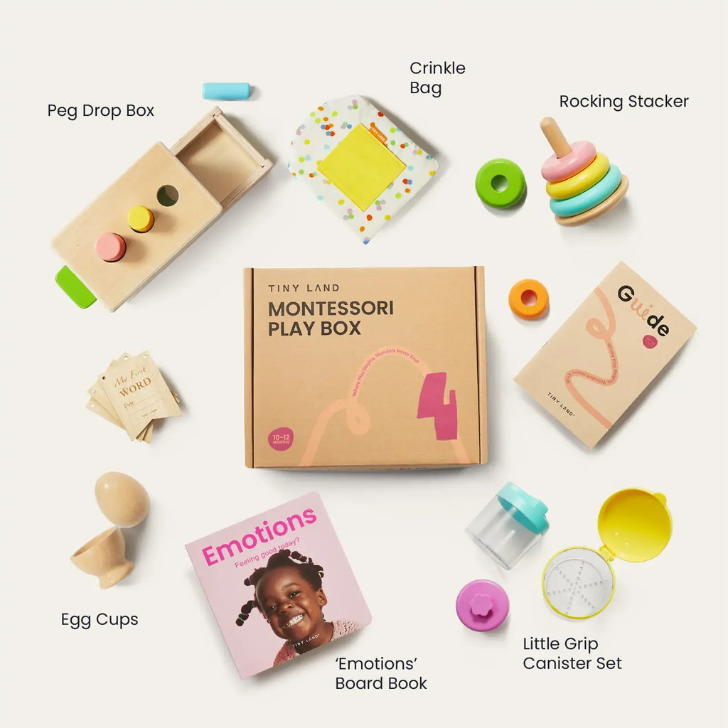 Juguetes Montessori Tiny Land® para bebés (de 10 a 12 meses)