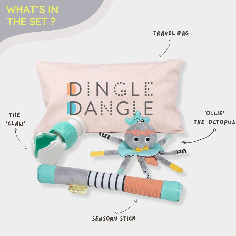 Móvil de viaje para bebés Dingle Dangle