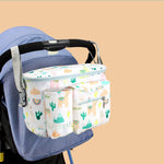 Organizador para cochecito de bebé, bolsa de almacenamiento para recién nacidos, ajustable, multifunción, para viajes, con portabotellas.