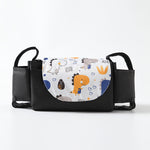 Organizador para cochecito de bebé, portavasos, bolsa para cochecito, bolsa para carrito de bebé, bolsa con ruedas, accesorios de viaje para cochecito de bebé de gran capacidad