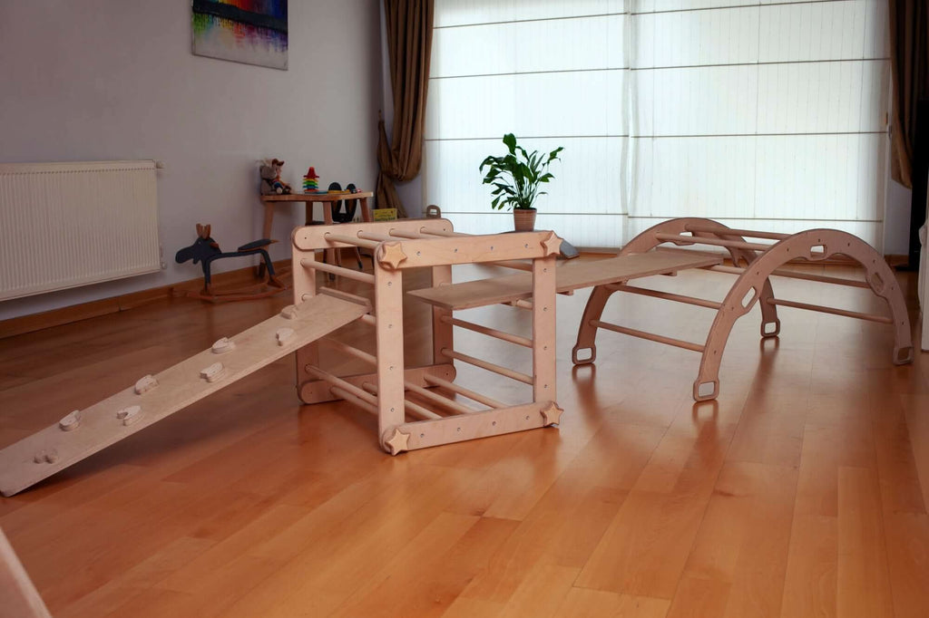 Juego de trepadores Montessori de 6 piezas | Juego de juegos para interior