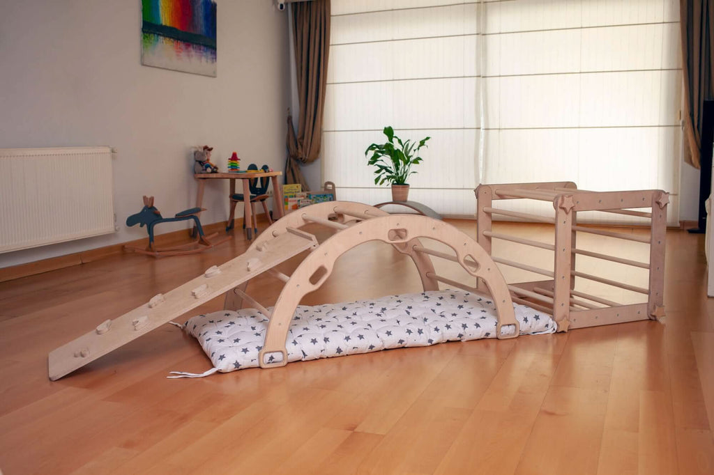 Juego de trepadores Montessori de 6 piezas | Juego de juegos para interior