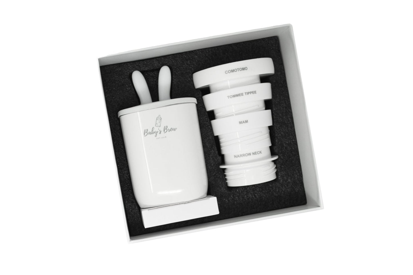 Juego de adaptadores para calienta biberones portátil 3.0 (calentador + cuatro adaptadores)