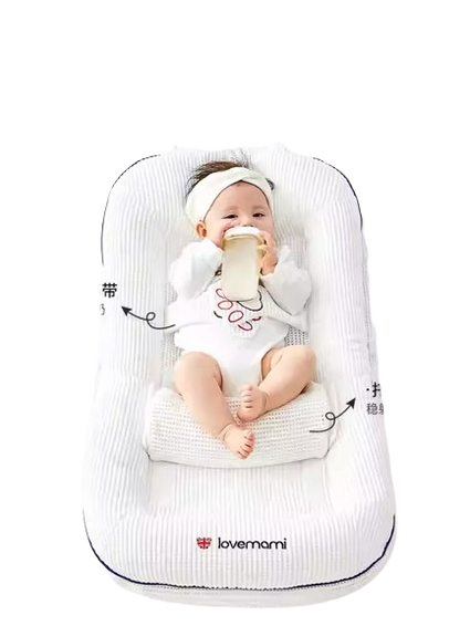 Cuna Premium con Barandillas de Seguridad - Cama Convertible para Bebés MEACAOFG