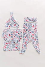 Newborn Baby Girl Coming Home Outfit – Baby Clothes Set NB–24 Months, Soft Modal Baby Outfit | Bloom