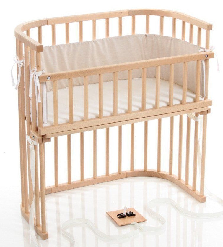 Sábana bajera ajustable a medida para cuna Baby Bay - Gasa de algodón orgánico