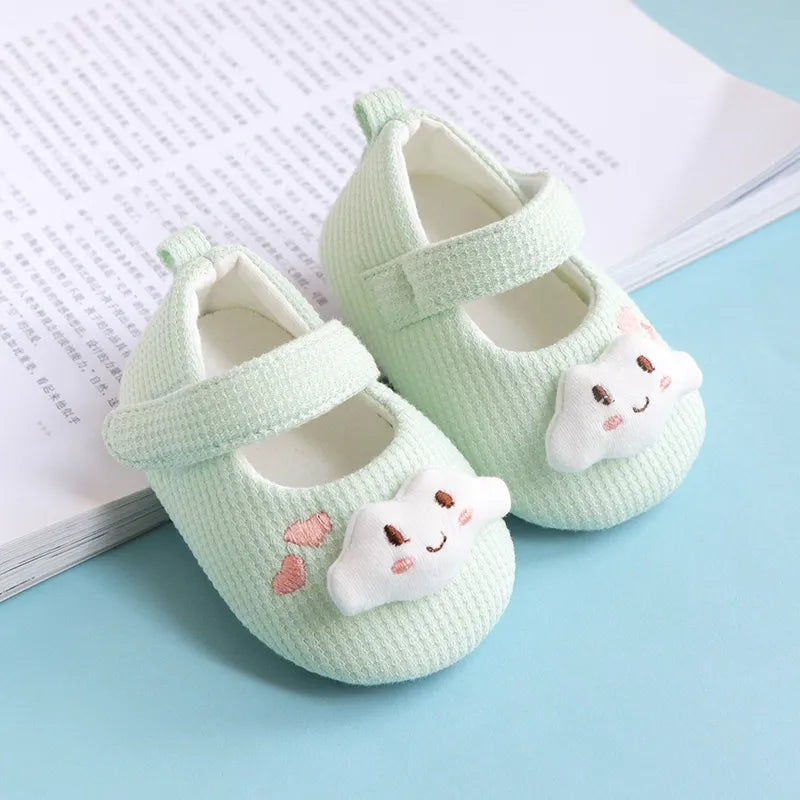 Zapatos premium para niña talla 20 - Primeros pasos con suela blanda
