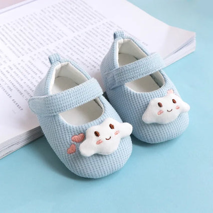 Zapatos premium para niña talla 20 - Primeros pasos con suela blanda