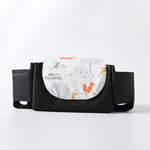 Organizador para cochecito de bebé, portavasos, bolsa para cochecito, bolsa para carrito de bebé, bolsa con ruedas, accesorios de viaje para cochecito de bebé de gran capacidad