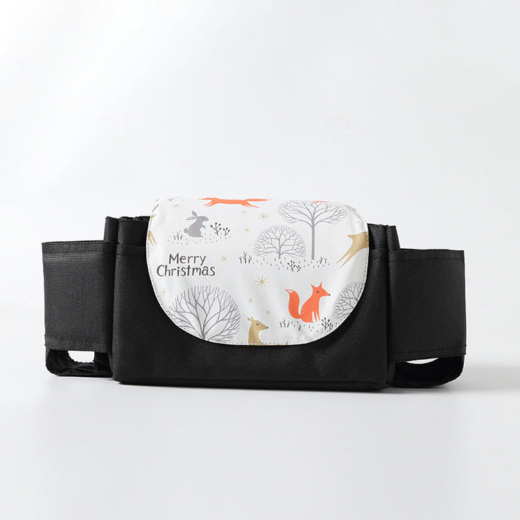 Organizador para cochecito de bebé, portavasos, bolsa para cochecito, bolsa para carrito de bebé, bolsa con ruedas, accesorios de viaje para cochecito de bebé de gran capacidad