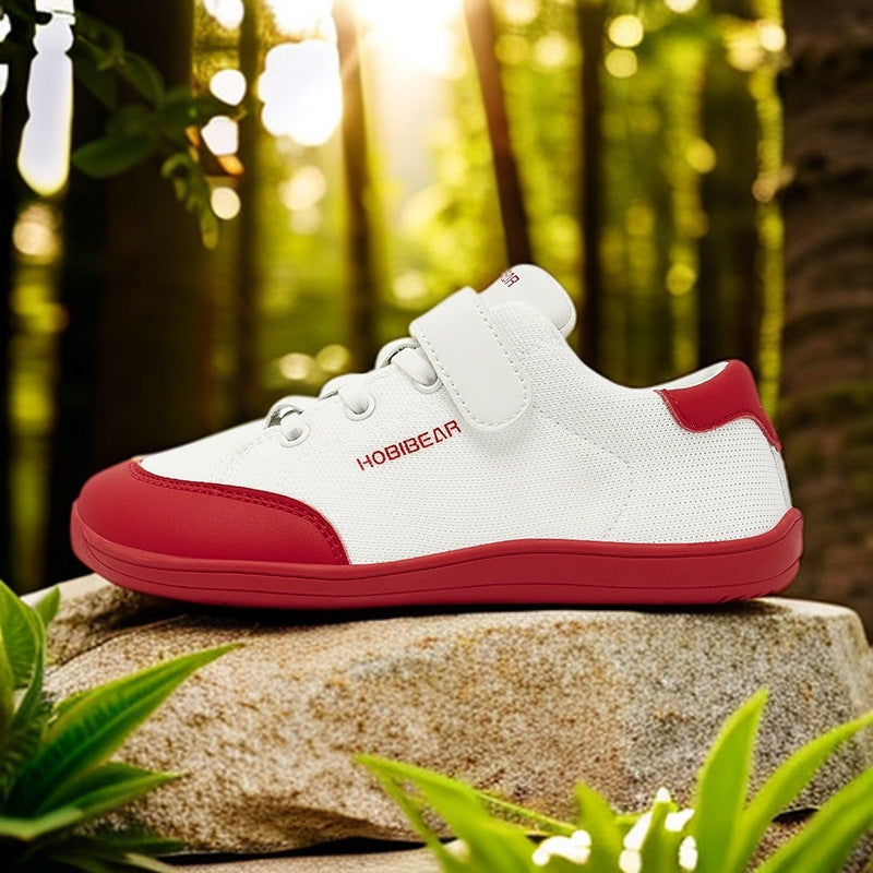 Zapatos casuales sin cordones para niños con suelas suaves antideslizantes.