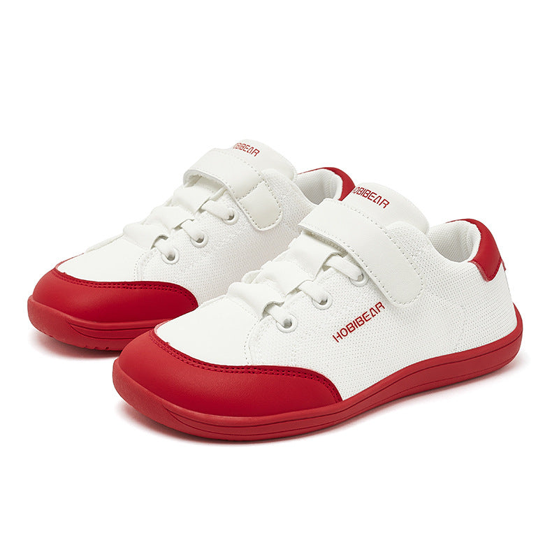 Zapatos casuales sin cordones para niños con suelas suaves antideslizantes.