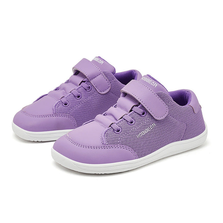 Zapatos casuales sin cordones para niños con suelas suaves antideslizantes.