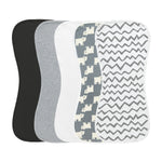 Baberos de algodón para eructar para recién nacidos y bebés