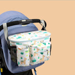 Organizador para cochecito de bebé, bolsa de almacenamiento para recién nacidos, ajustable, multifunción, para viajes, con portabotellas.