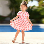 Vestido lindo y dulce para niñas pequeñas