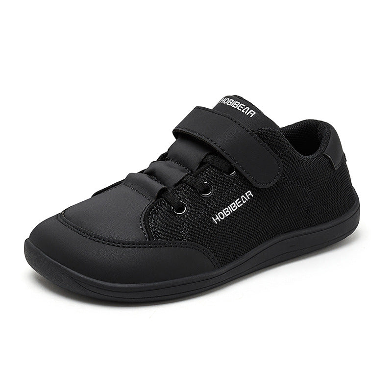 Zapatos casuales sin cordones para niños con suelas suaves antideslizantes.