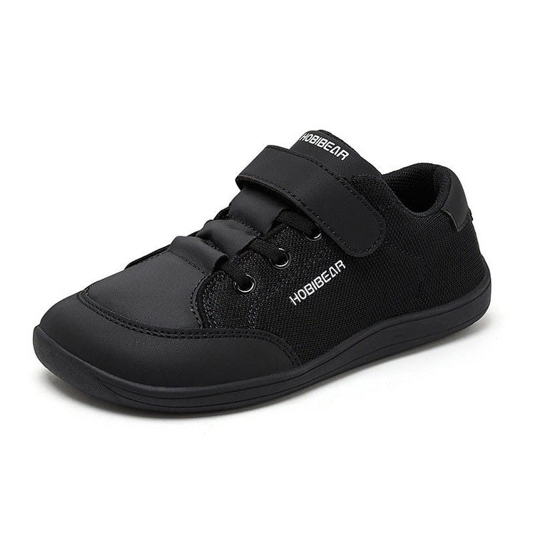 Zapatos casuales sin cordones para niños con suelas suaves antideslizantes.