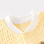 Ropa infantil Clase A Mono de algodón puro sin costuras Pijama de bebé Ropa interior de invierno Traje para gatear